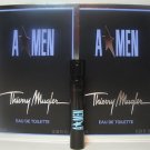 2 Angel by Thierry Mugler for Men EDT Spray Rubber Flask 0.05 oz