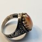 Agate Stone 925s Silver Signet Ring