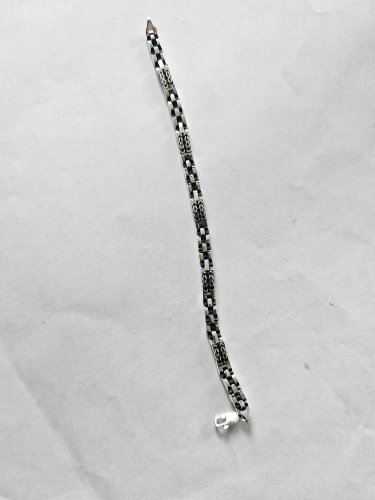 King Chain Men Bracelet  925 Sterling Silver