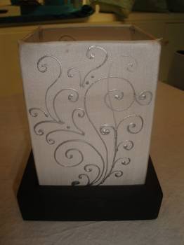 Plain lantern in white