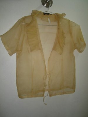 Gold pleated