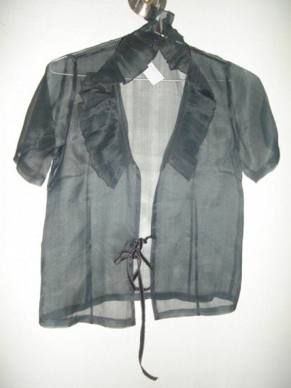 Dark grey pleated