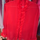Red roses blouse