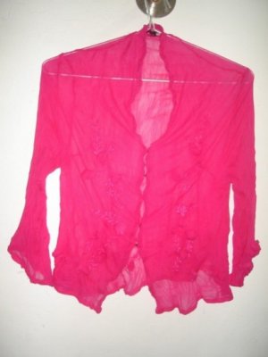 Pink chiffon blouse