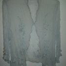 Grey chiffon blouse
