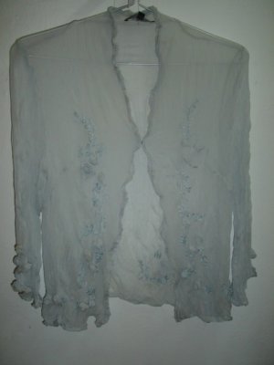 Grey chiffon blouse