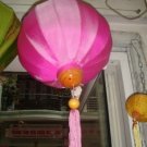 Pink silk lantern (40 cm dimension)