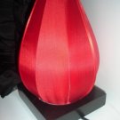 Red silk lamp