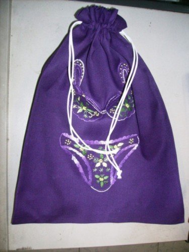 Lingerie bag in cotton