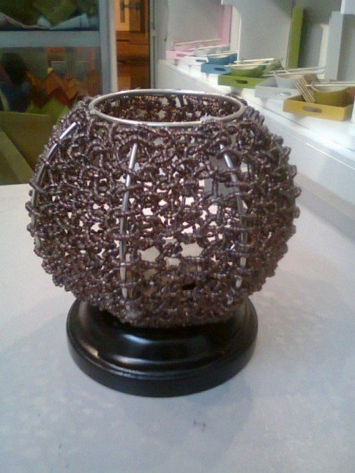 Beaded candle - shade