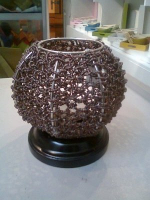 Beaded candle - shade