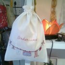 Lingerie bag in cotton