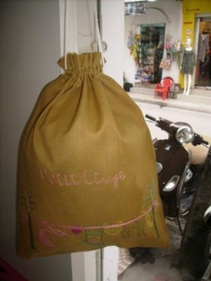 Lingerie bag in cotton