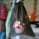 Lingerie bag in taffeta
