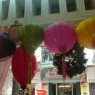 Silk lantern with 55cm dimension (oval shape)