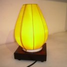 Yellow silk lamp