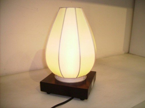 White silk lamp