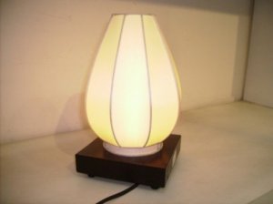 White silk lamp