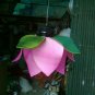 Hanged lotus lamp