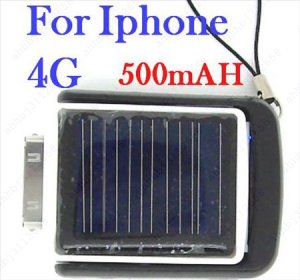 New Black Solar Battery Charger Case For IPOD IPhone 4G