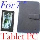 Rubber Hold Leather Case Cover for 7 inch Tablet PC M002