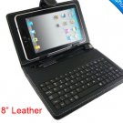 Leather Case with Keyboard for 8 inch MID Tablet PC SG