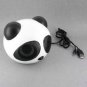 Panda Shaped PC Notebook USB Speaker Sound Box Black