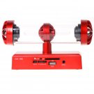 Seven Colors Light Tube Portable MP3 Speaker (Red)