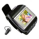 ET-1 Quad Band Single Card FM Bluetooth Watch Phone