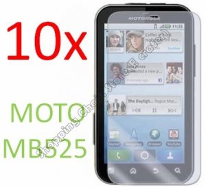 10pcs  Clear Screen Protector Cover Film for Motorola Defy MB525