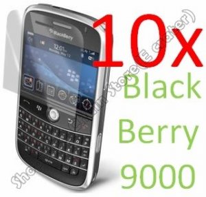 10psc Screen Film Protector Cover for BlackBerry Bold 9000