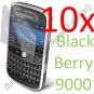 10psc Screen Film Protector Cover for BlackBerry Bold 9000