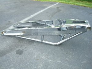 HAYABUSA EXTENDED RAW FINISH SWINGARM