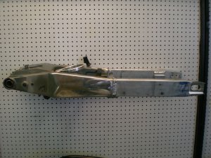 アーム Kawasaki ZX-9R Swingarm Extensions - Raw Finish - Engraved