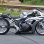CBR 1000RR 240 TIRE KIT BLACK ARM CHROME WHEELS