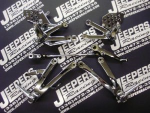 07-08 CBR 600RR CHROME REAR SETS
