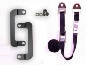 Black Anodized Front Radial Caliper Lowering Brackets Kit
