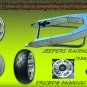 HAYABUSA & GSXR Chrome 240 Wide Tire Kit WITH RC CHROME WHEELS