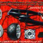 HAYABUSA/GSXR BLACK FINISH 300 FAT TIRE KIT.CHROME RC WHEELS