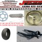 CBR 1000RR 240 TIRE KIT BLACK ARM CHROME REPLICA WHEEL