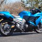 06-11 Kawasaki zx14 black alien head exhaust
