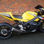01-02 gsxr 1000 alien head polished 14in exhaust