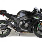 Kawasaki zx10 16-18 polished brocks 14in alien head exhaust