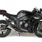 Kawasaki zx10 16-18 polished brocks 14in alien head exhaust