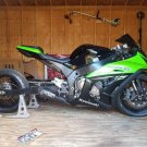Kawasaki zx10 11-15 black brocks 14in alien head exhaust