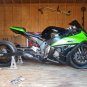 Kawasaki zx10 11-15 black brocks 14in alien head exhaust