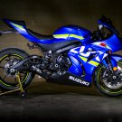 M4 2017-2020 Suzuki GSX-R1000 stainless steel full system with black GP canister.