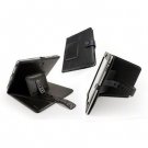 Tuff-Luv Bi-Axis™ Napa Leather case cover for Apple iPad & 3G - Black