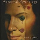 ABNORMAL PSYCHOLOGY by Ronald J. Comer (2009, Hardcover)