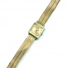 RARE LONGUNE ASTROMATIC 25 "DIAMOND DIAL" SQUARE WRIST WATCH.